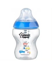 TOMMEE TIPPEE BIBERÓN AZUL CLOSER TO NATURE FLUJO LENTO 260 ML