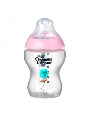 TOMMEE TIPPEE BIBERÓN ROSA CLOSER TO NATURE FLUJO LENTO 260 ML