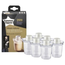 TOMMEE TIPPEE DOSIFICADOR DE LECHE EN POLVO 6 UNIDADES
