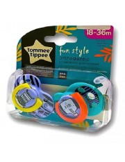 TOMMEE TIPPEE 2 CHUPETES FUN STYLE CHICO 18-36 MESES