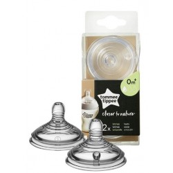 TOMMEE TIPPEE 2 TETINAS FLUJO LENTO + 0 MESES