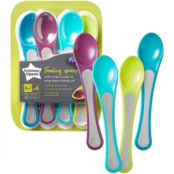 TOMMEE TIPPEE 4 CUCHARAS PUNTA BLANDA +4 M