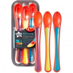 TOMMEE TIPPEE 3 CUCHARAS TERMOSENSIBLES +4 M