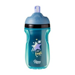 TOMMEE TIPPEE BOTELLIN TERMICO CON CAÑA AZUL +12 M