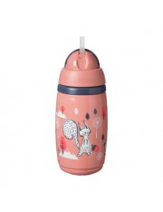 TOMMEE TIPPEE BOTELLIN TERMICO CON CAÑA ROSA +12 M
