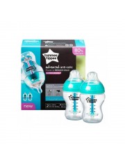 TOMMEE TIPPEE 2 BIBERONES ANTI COLIC FLUJO LENTO 260 ML