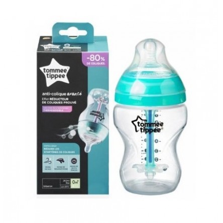 TOMMEE TIPPEE BIBERON ANTI COLIC FLUJO LENTO 260 ML TOMMEE TIPPEE BIBERON ANTI COLIC FLUJO LENTO 260 ML