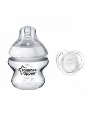 TOMMEE TIPPEE BIBERON 150 ML + CHUPETE 0-2M