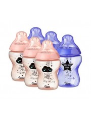 TOMMEE TIPPEE 6 BIBERONES CATCH ME QUICK NIÑA 260 ML