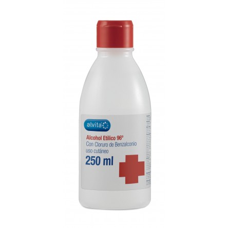 Alvita alcohol etilico 96º 250 ml Alvita alcohol etilico 96º 250 ml