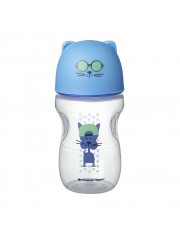 TOMMEE TIPPEE TAZA AZUL DE APRENDIZAJE 300 ML BOQUILLA DE SILICONA SUAVE