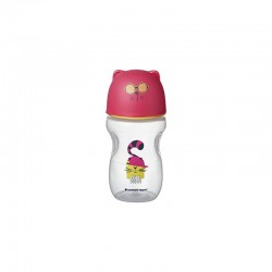 TOMMEE TIPPEE TAZA ROSA DE APRENDIZAJE 300 ML BOQUILLA DE SILICONA SUAVE