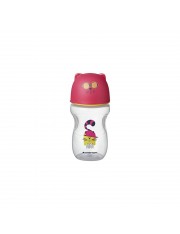 TOMMEE TIPPEE TAZA ROSA DE APRENDIZAJE 300 ML BOQUILLA DE SILICONA SUAVE