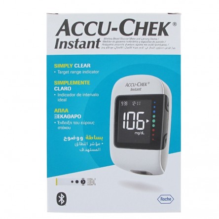 GLUCOMETRO ACCU-CHEK INSTANT 1 MEDIDOR + 1 PINCHADOR GLUCOMETRO ACCU-CHEK INSTANT 1 MEDIDOR + 1 PINCHADOR