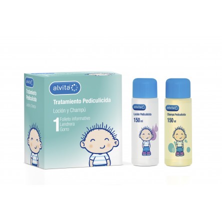 Alvita antipiojos tratamiento completo locion 150 ml + champu 150 ml Alvita antipiojos tratamiento completo locion 150 ml + champu 150 ml