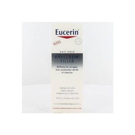 Eucerin hyaluron filler antiedad crema de dia para pieles normal/mixta de 50 ml Eucerin hyaluron filler antiedad crema de dia para pieles normal/mixta de 50 ml