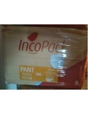 PAÑAL ADULTO ABSORBENTE INCONTINENCIA ORINA NOCHE ANATOMICO INCOPACK PANTS TALLA MEDIA 20 UNIDADES