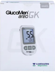 MEDIDOR DE GLUCOSA Y CUERPOS CETONICOS GLUCOMEN AREO GK METER 1 UNIDAD (SIN TIRAS REACTIVAS,SIN PINCHADOR Y SIN LANCETAS)