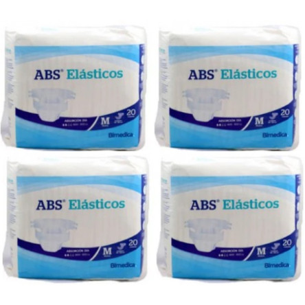 PAÑAL ADULTO ABSORBENTE INCONTINENCIA ORINA DIA ANATOMICO ABS ECO ELASTICOS 80 UNIDADES TALLA MEDIANA PAÑAL ADULTO ABSORBENTE INCONTINENCIA ORINA DIA ANATOMICO ABS ECO ELASTICOS 80 UNIDADES TALLA MEDIANA