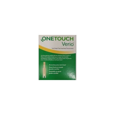 TIRAS REACCTIVAS GLUCEMIA ONETOUCH VERIO 50 TIRAS