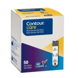 TIRAS REACTIVAS GLUCEMIA CONTOUR CARE 50 UNIDADES