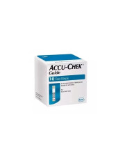 ACCU CHEK GUIDE 10 TIRAS