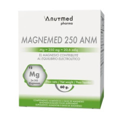 MAGNESIO MAGNEMED 250 ANM 30 SOBRES 2 G SABOR NEUTRO