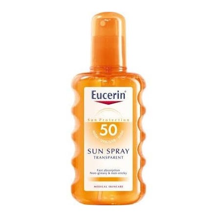 Eucerin sun protection 50 spray transparente 200 ml Eucerin sun protection 50 spray transparente 200 ml