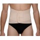 Faja abdominal reforzada medilast beige contorno de cintura 80-85 cm t- mediana