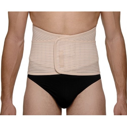 Faja abdominal reforzada medilast beige contorno de cintura 95-115 cm t- grande