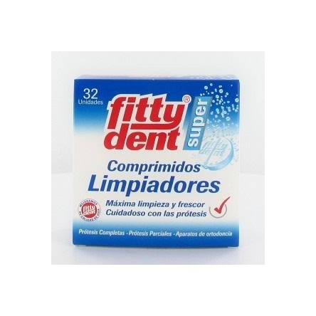 Fittydent limpieza protesis dental 32 comprimidos Fittydent limpieza protesis dental 32 comprimidos