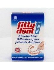 Fittydent super almohadillas adhesivas protesis 15 almohadillas