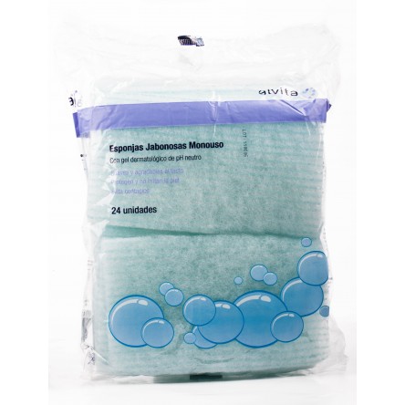 Alvita esponjas jabonosas monouso 24 esponjas Alvita esponjas jabonosas monouso 24 esponjas