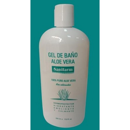 Gel de baño aloe 400 ml sanifarm Gel de baño aloe 400 ml sanifarm