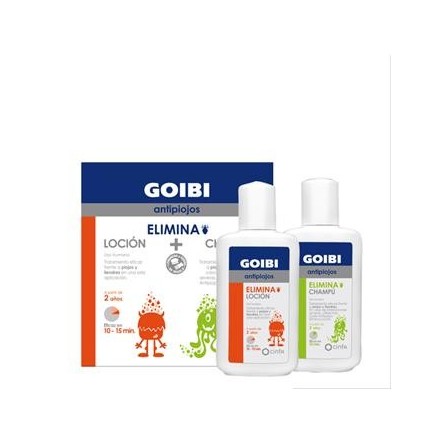 Goibi locion y champu antiparasitario kit completo cinfa