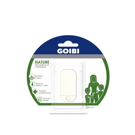Goibi recambios antimosquitos de citronella 2 unidades cinfa Goibi recambios antimosquitos de citronella 2 unidades cinfa