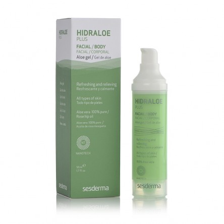 Hidraloe sesderma plus gel de aloe 50 ml Hidraloe sesderma plus gel de aloe 50 ml