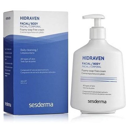 Hidraven sesderma crema espumosa sin jabon 300 ml Hidraven sesderma crema espumosa sin jabon 300 ml