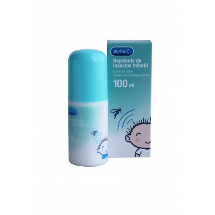 Alvita locion infantil repelente de insectos spray 100 ml Alvita locion infantil repelente de insectos spray 100 ml