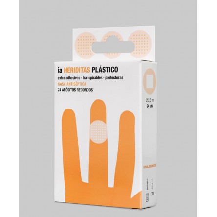 Interapothek aposito adhesivo clasicos redondos 24 unidades Interapothek aposito adhesivo clasicos redondos 24 unidades