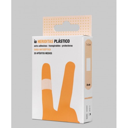 Interapothek apositos plastico 7x2cm 20 unidades Interapothek apositos plastico 7x2cm 20 unidades