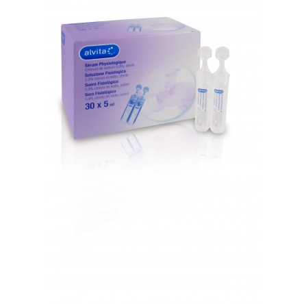 Alvita suero fisiologico esteril 30 monodosis 5 ml Alvita suero fisiologico esteril 30 monodosis 5 ml