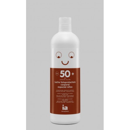 Interapothek fotoprotec spf 50+ leche infantil 400 ml Interapothek fotoprotec spf 50+ leche infantil 400 ml