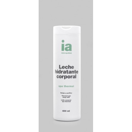 Interapothek leche corporal con extracto malaquita spa thermal 400 ml Interapothek leche corporal con extracto malaquita spa thermal 400 ml