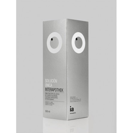 Interapothek lentes de contacto blandas solucion unica 500 ml Interapothek lentes de contacto blandas solucion unica 500 ml