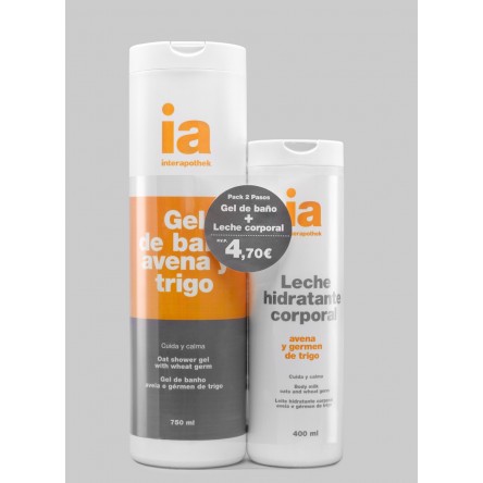 Interapothek pack gel avena+leche avena Interapothek pack gel avena+leche avena