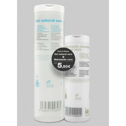 Interapothek pack gel cero+hidratante cero Interapothek pack gel cero+hidratante cero