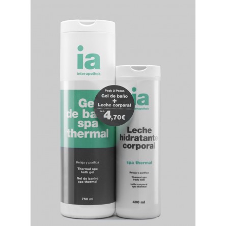 Interapothek pack gel spa+leche spa Interapothek pack gel spa+leche spa