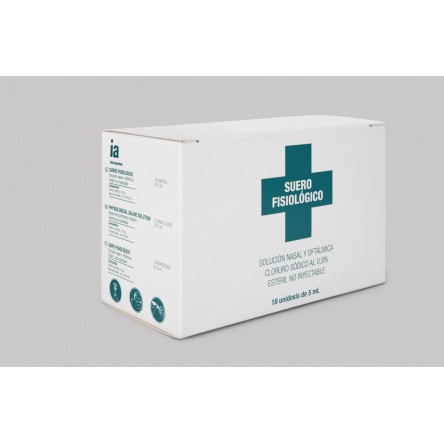 Interapothek suero fisiologico monodosis 5 ml 18 unidades Interapothek suero fisiologico monodosis 5 ml 18 unidades