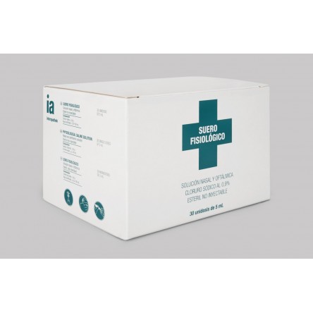 Interapothek suero fisiologico monodosis 5 ml 30 unidades Interapothek suero fisiologico monodosis 5 ml 30 unidades
